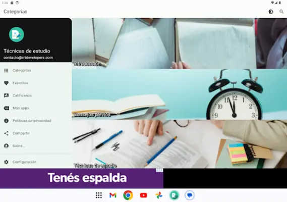 Tecnicas de estudio rapido android App screenshot 2